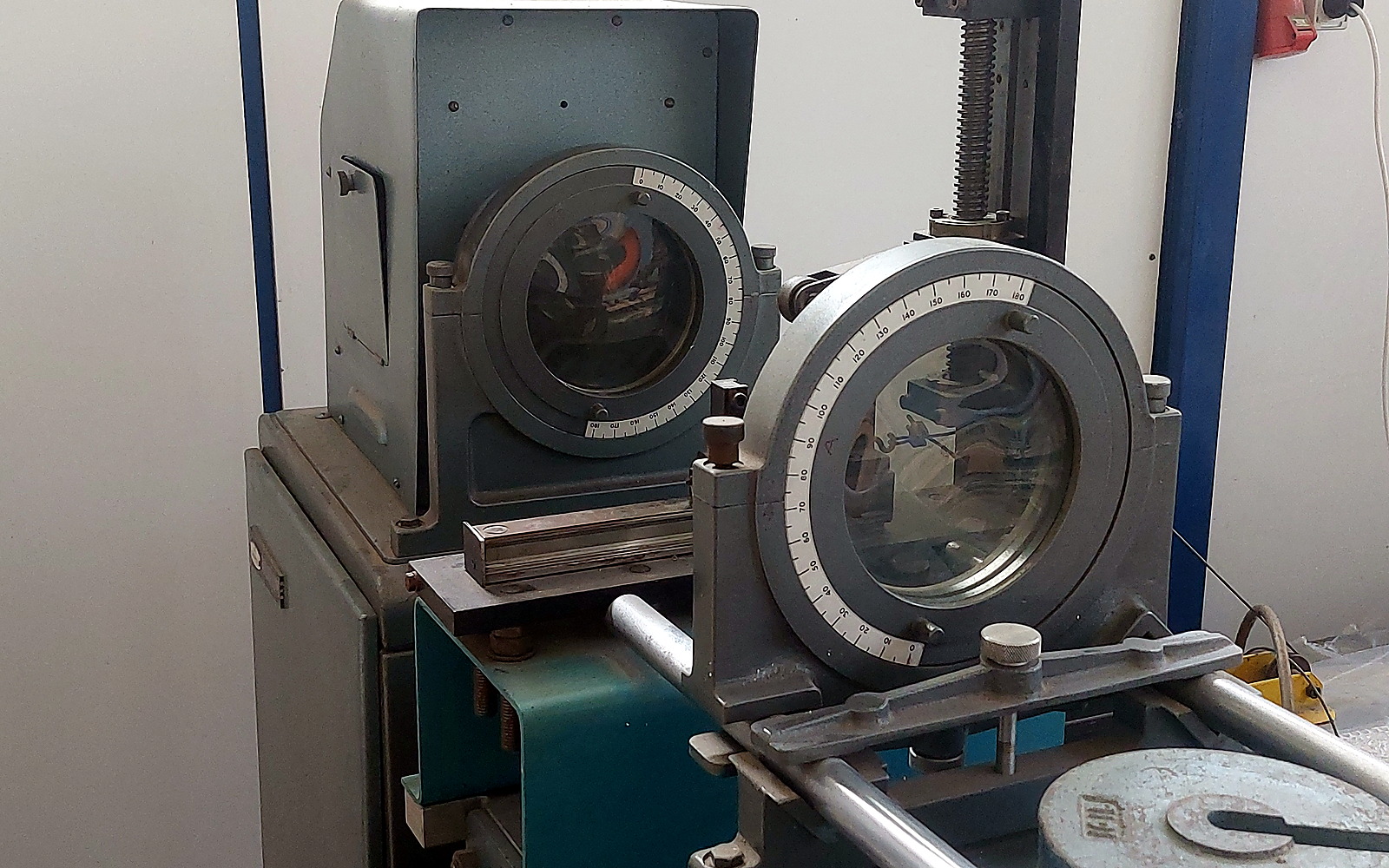 Photoelasticity experimental setup