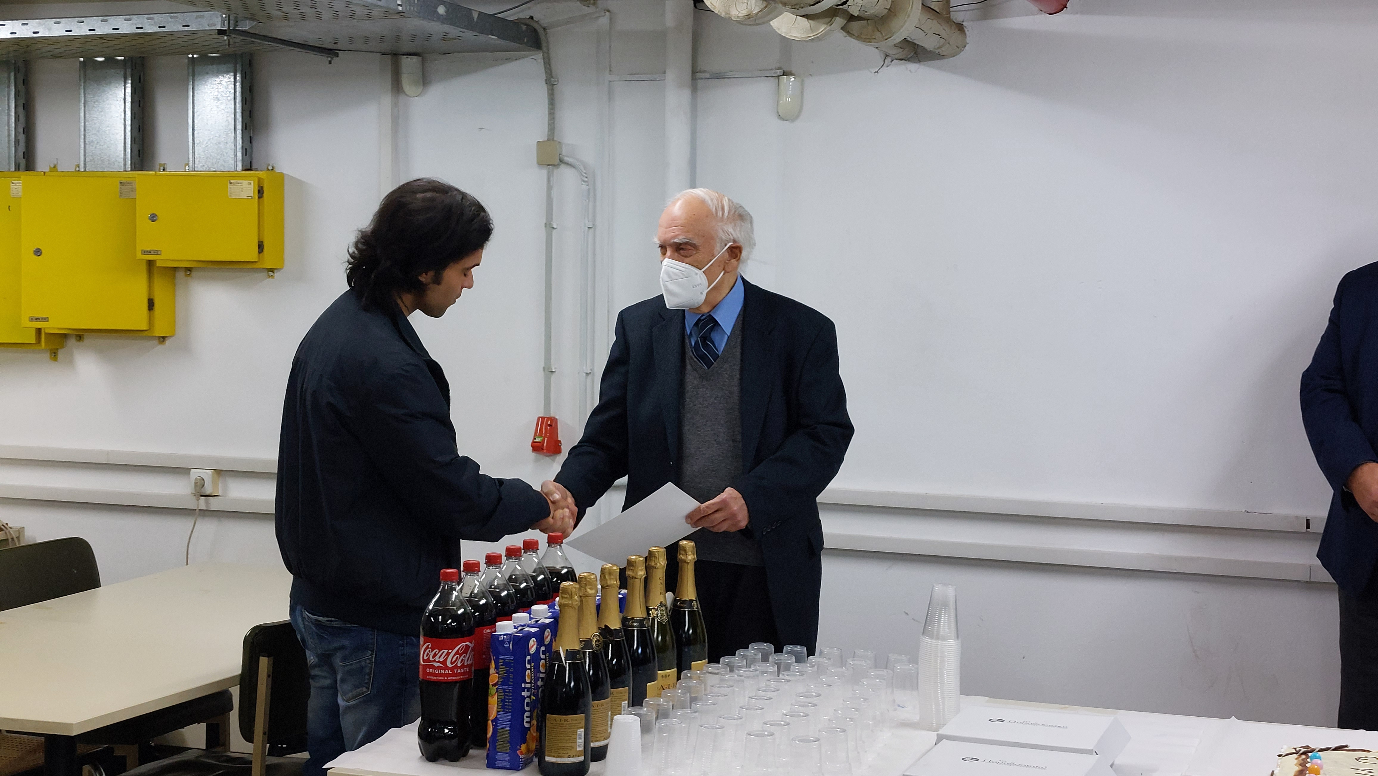 Award handover during the first Michael Sfantzikopoulos Award ceremony