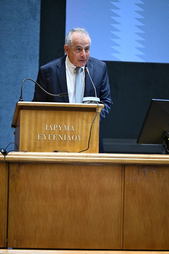 Prof. Ioannis Antoniadis speaking at BAPT 2025