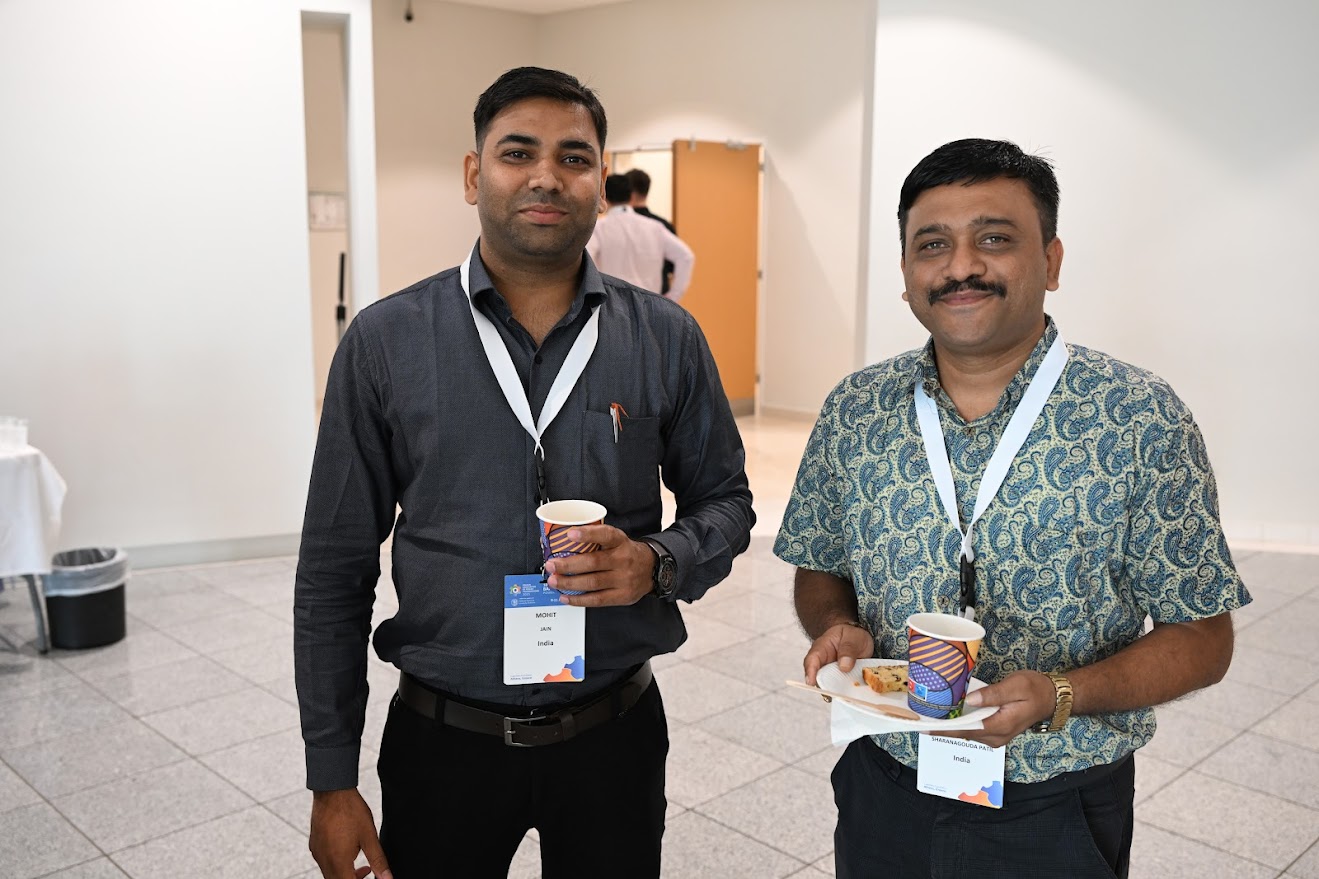 Prof. Santosh Patil and Mohit Jain from Manipal University Jaipur at BAPT 2025