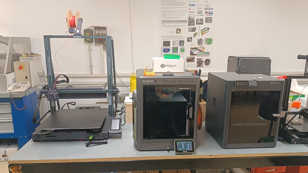 FDM printers in the MD-Lab