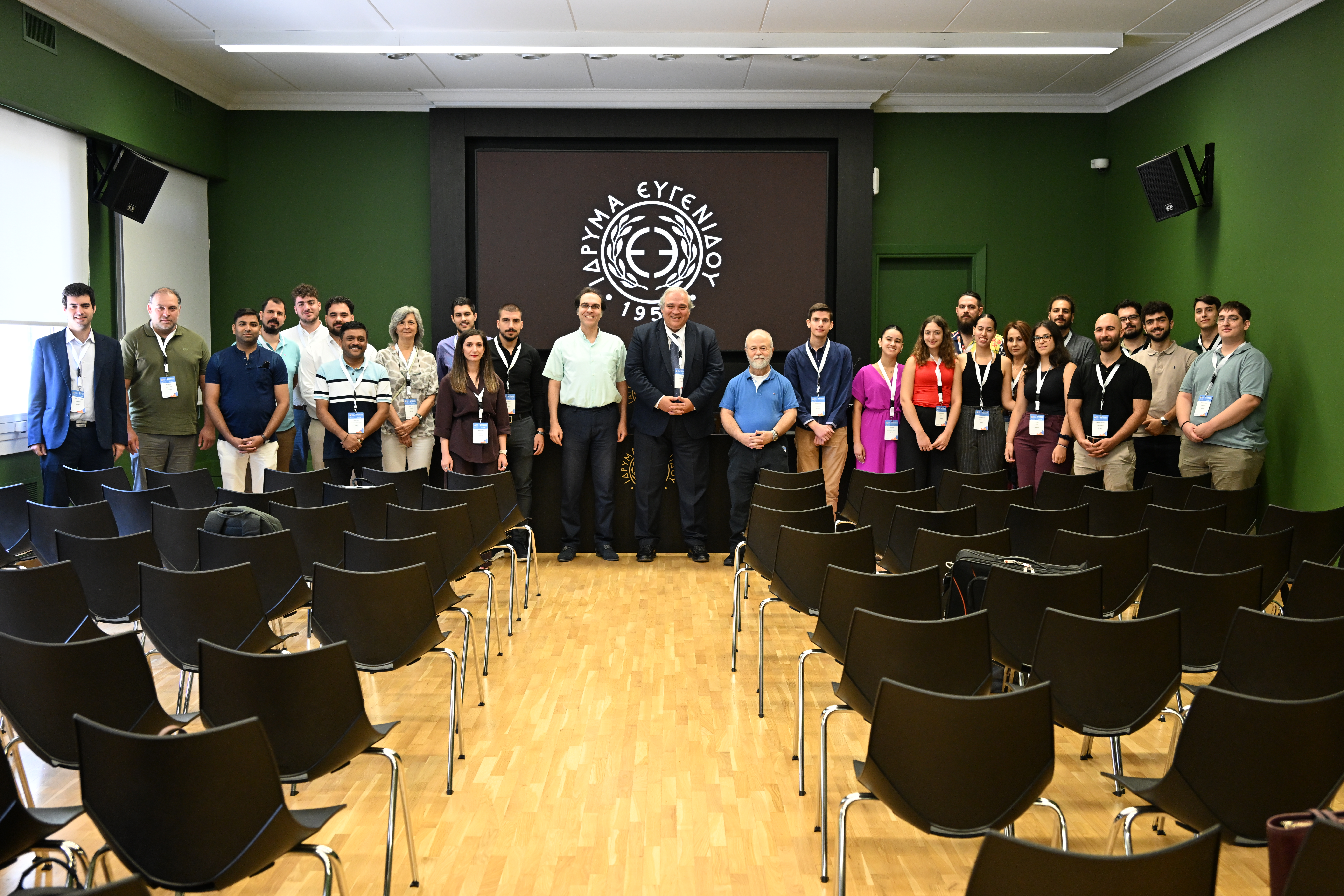 Participants of the BAPT 2025 conference at the Eugenides Foundation