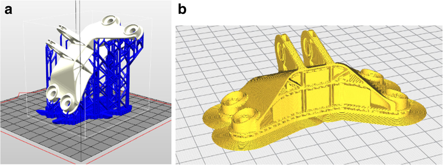 Additive manufacturing build orientation and support-structure arrangements for datum-system evaluation