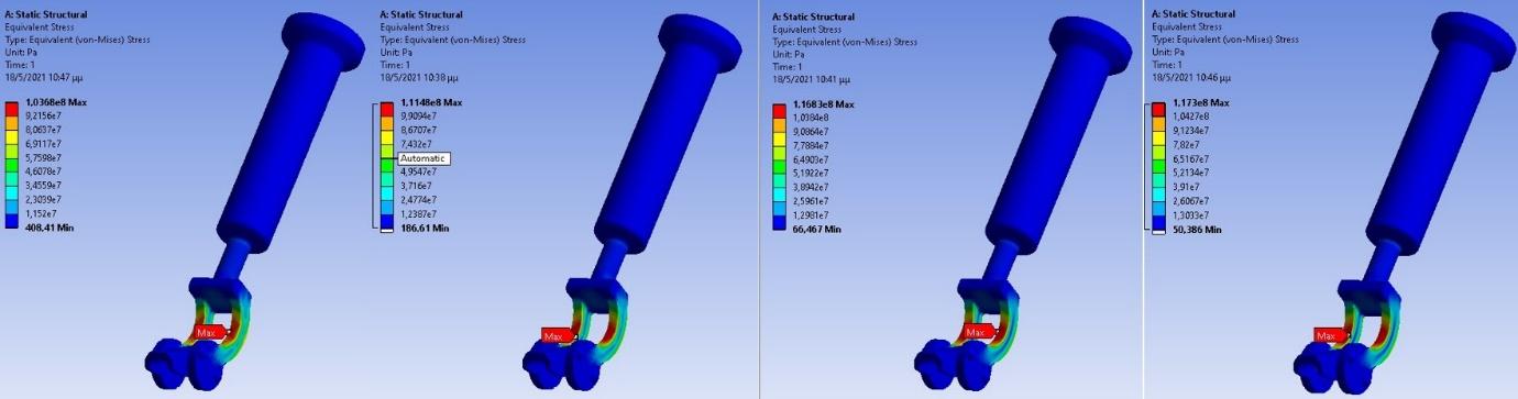 Finite element analysis of the acetabular cup medialization tool