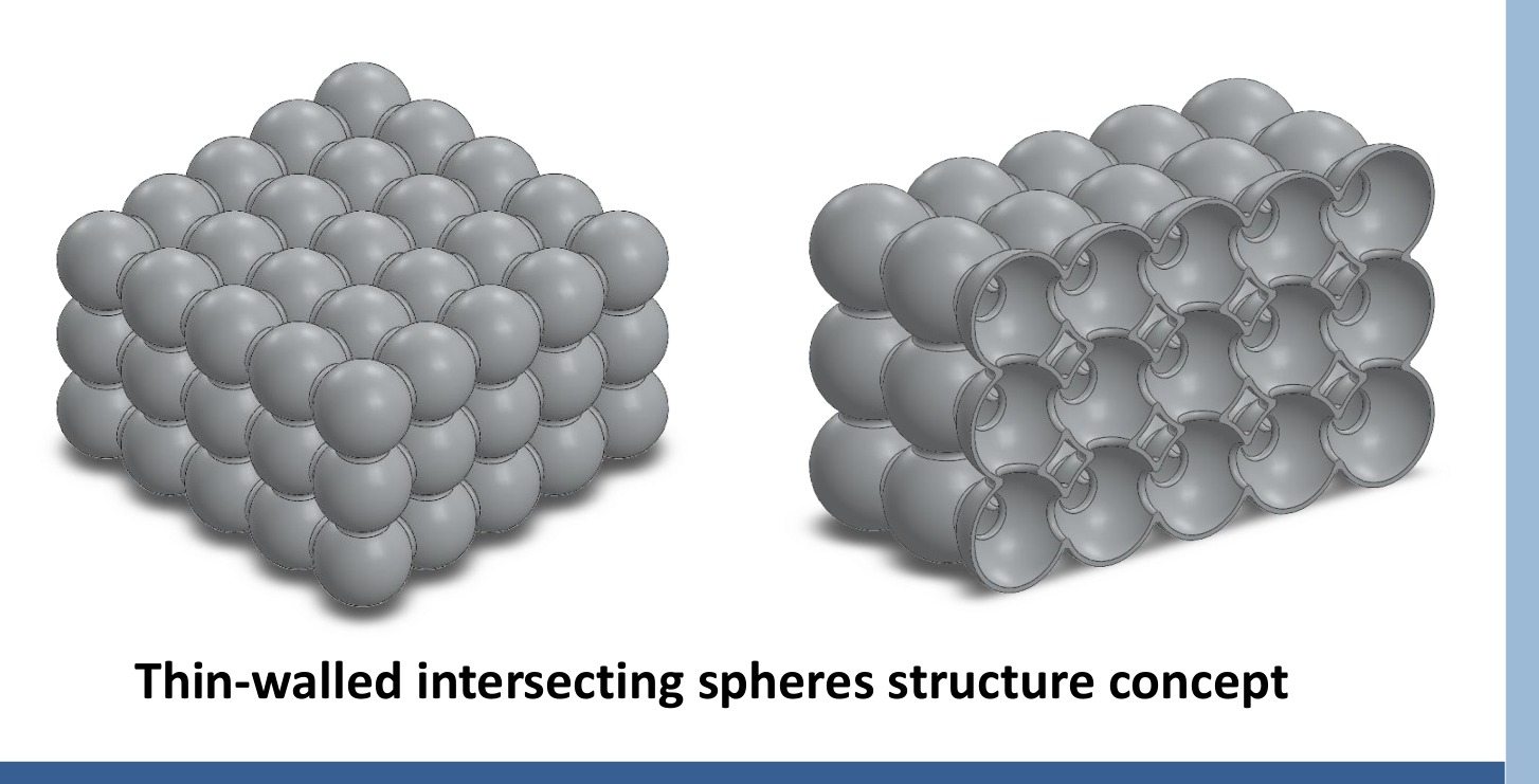 Cellular hydrogen fuel tank concept from the awarded diploma thesis